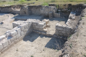 Пресконференция за резултатите от археологическите проучвания тази година на новооткритата 2018 г. раннохристиянска базилика № 2 и главната порта на крепостта Залдапа., снимка 1